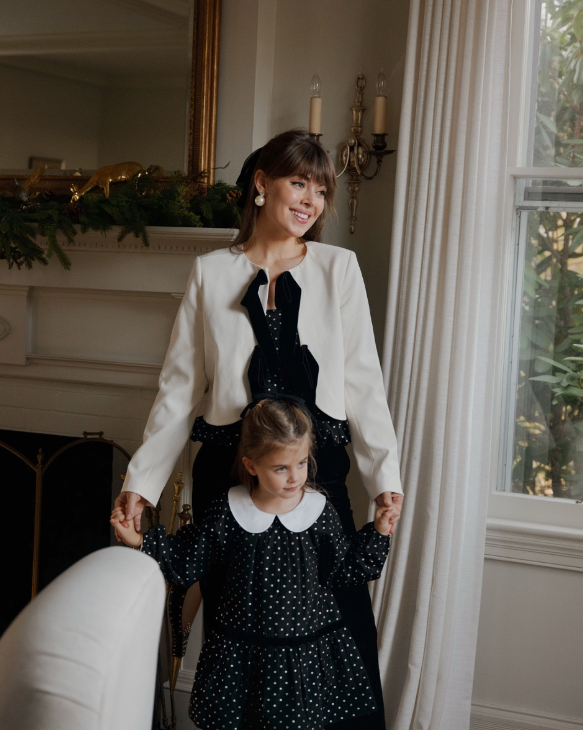 Black, white, and matching all over. Another take on mommy and me looks that are perfect for a holiday get together 🎁 @tanyataylor 

#mommyandme #matching #holiday #holidaydressing #LTKkids

#LTKHoliday #LTKGiftGuide #LTKCyberWeek