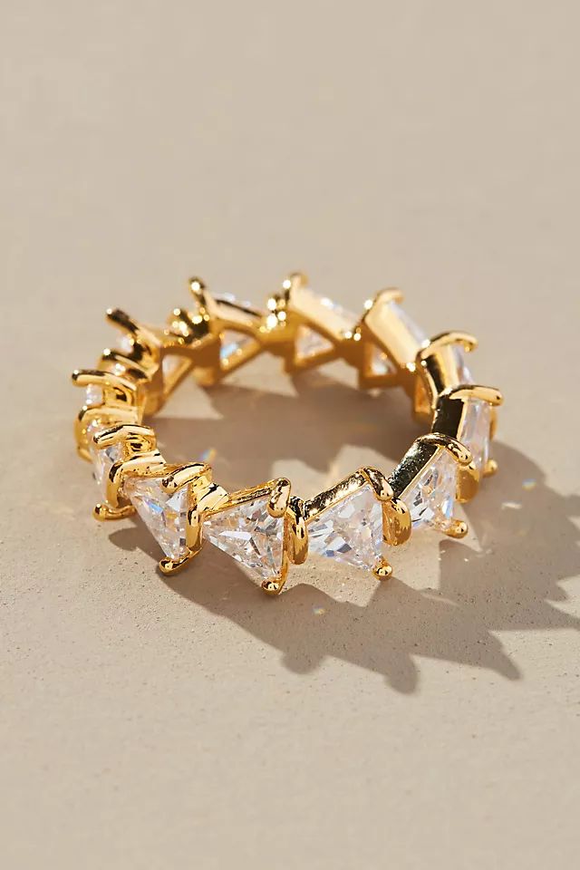 Triangle Crystal Ring | Anthropologie (US)