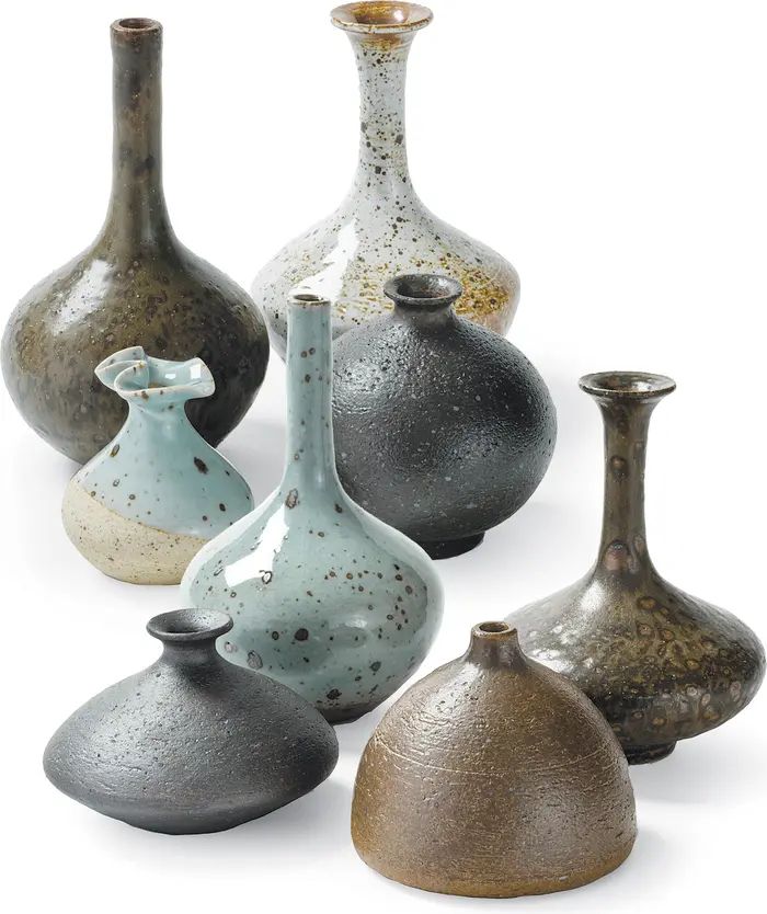 Regina Andrew Set of 8 Assorted Porcelain Bud Vases | Nordstrom | Nordstrom