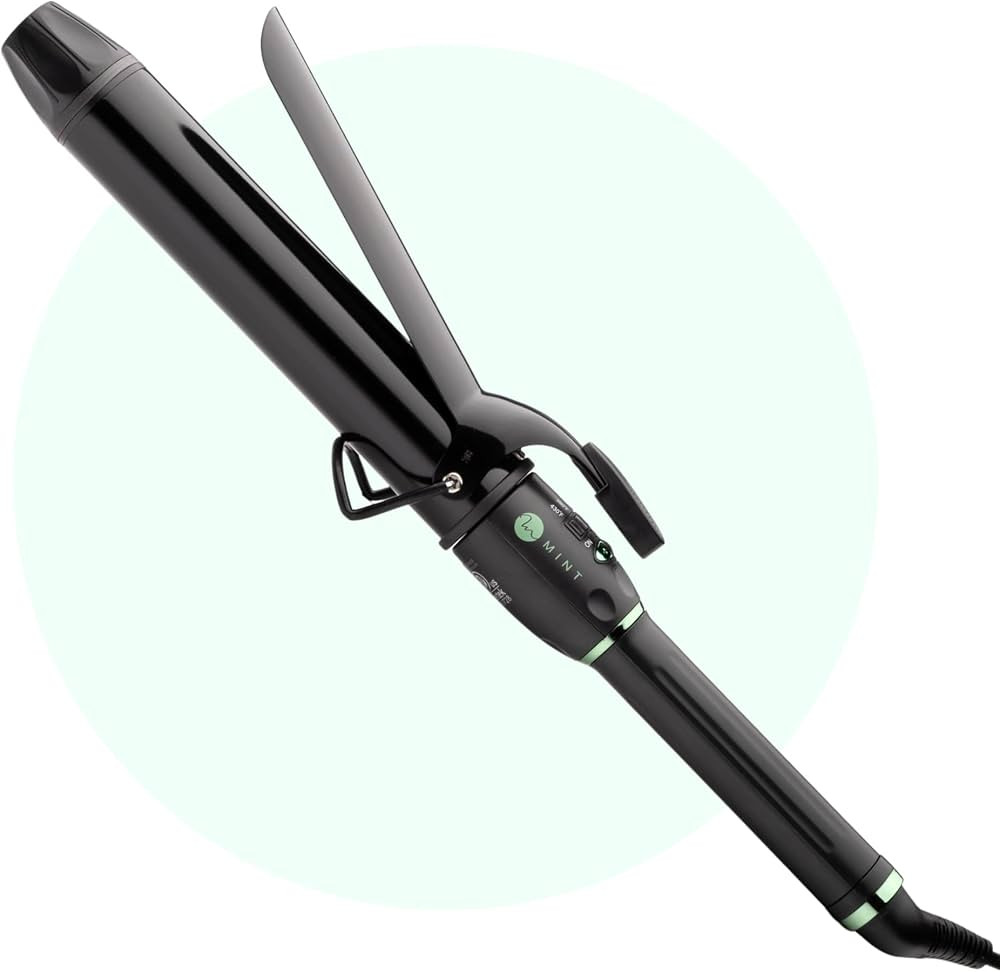 MINT Professional Extra Long Curling Iron 1 1/2 inch | 2-Heater Ceramic Barrel That Stays Hot. 1.... | Amazon (US)
