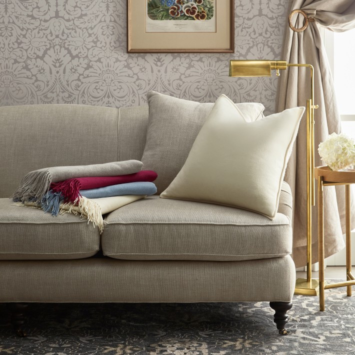 European Solid Cashmere Throw | Williams-Sonoma
