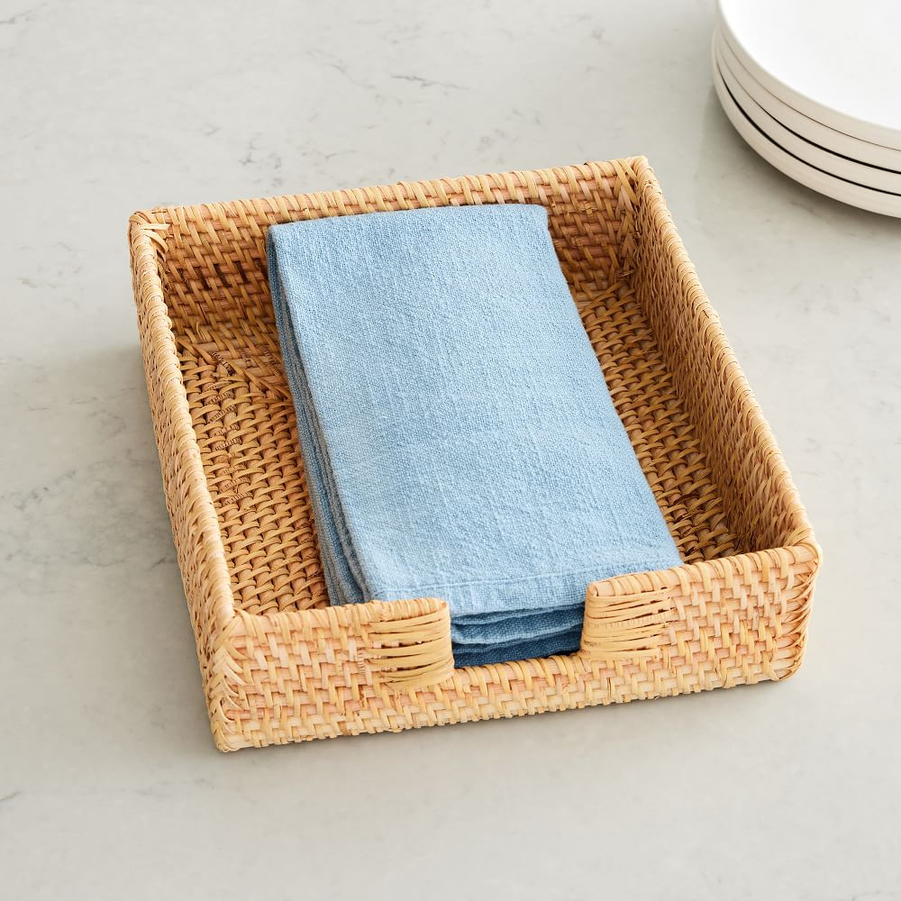Merida Rattan Woven Table Accessories | West Elm (US)