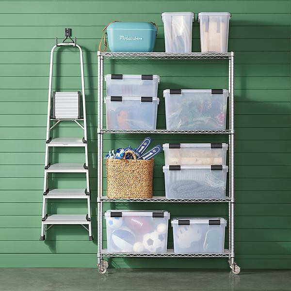 Clear Weathertight Totes | The Container Store