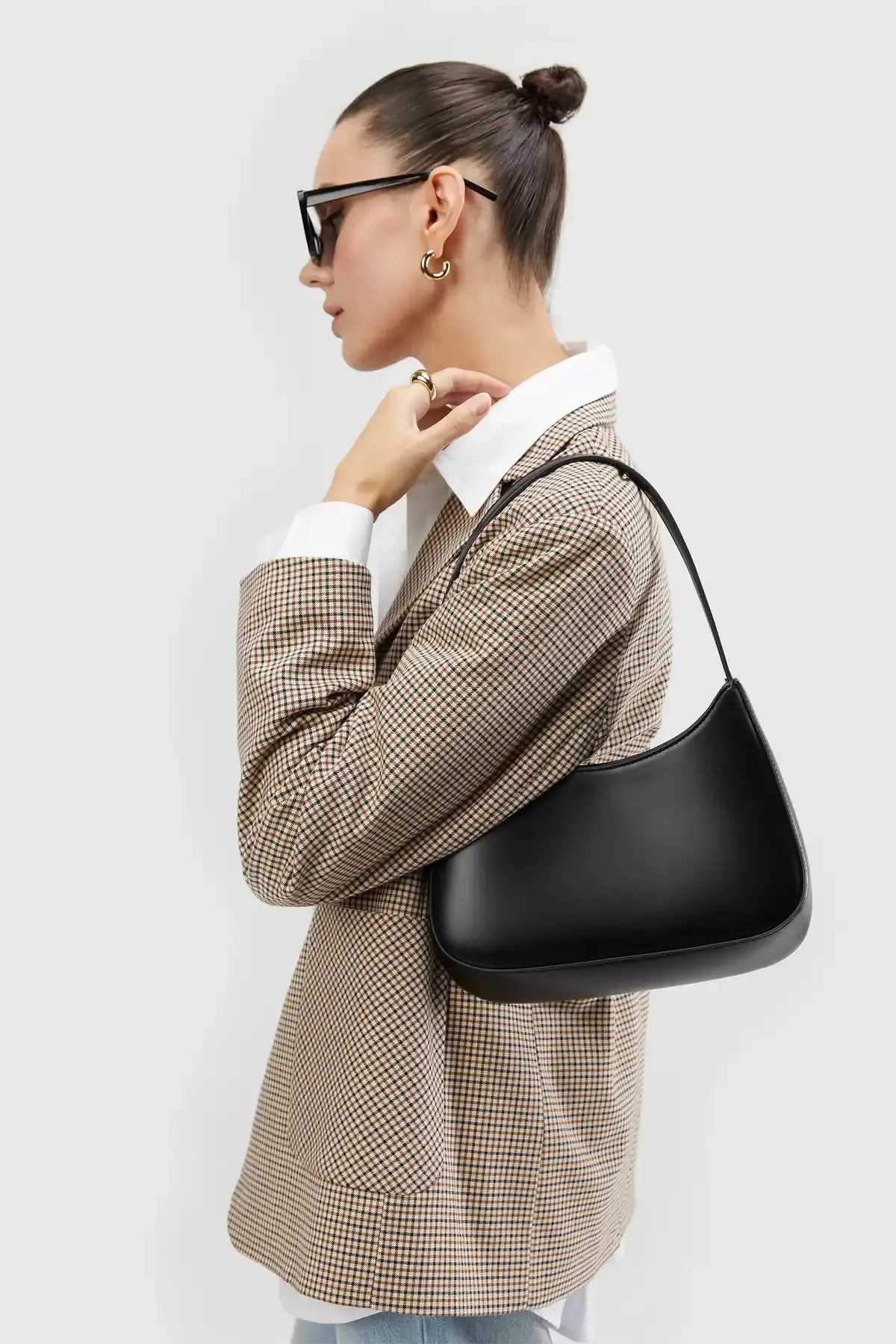 TRAPEZE SHOULDER BAG | OAK + FORT