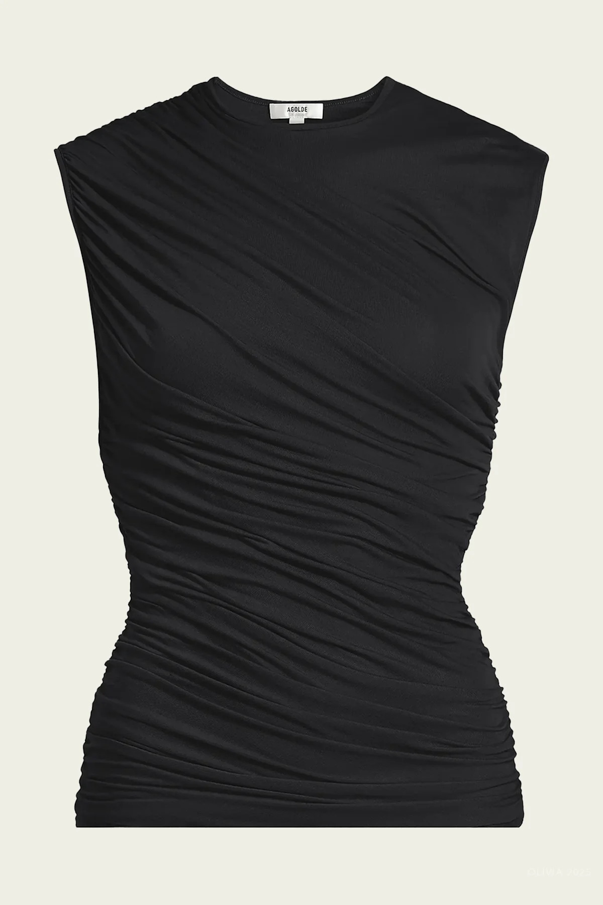 Ester Twist Tank in Black - Black XL | Shop Olivia