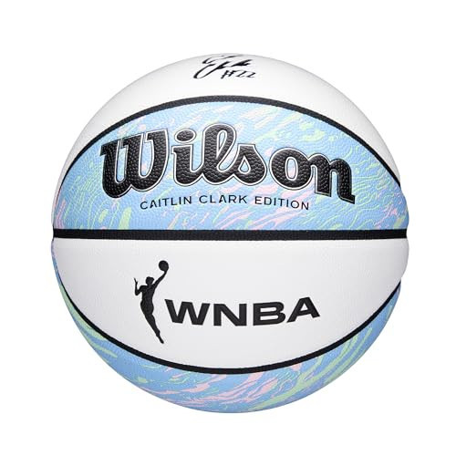 WILSON Caitlin Clark x WNBA Oasis Basketball - Multicolored/White, Size 6-28.5" | Amazon (US)