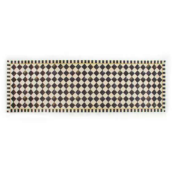 Courtly Check Floor Mat - 2'6" x 8' Runner | MacKenzie-Childs