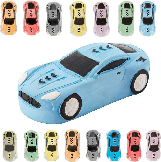 KINIA 15 Jumbo Race Car Sidewalk Chalk - Party Favors Goody Bag Pack - Birthdays, Easter, Christm... | Amazon (US)