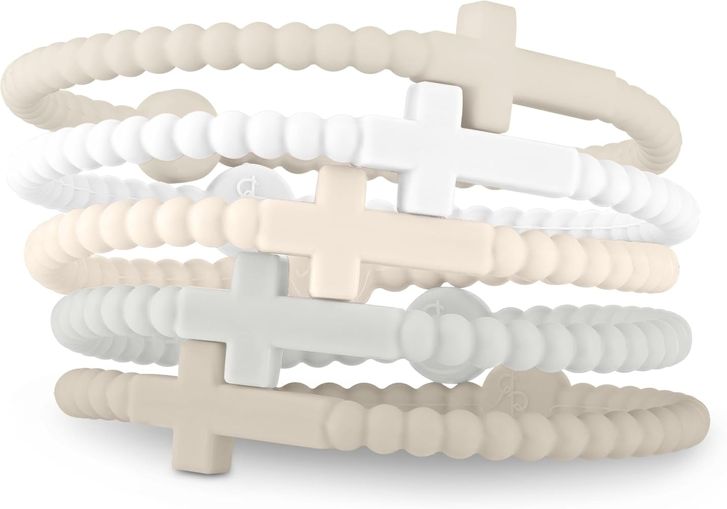 Ryan & Rose Jesus Bracelets - Cross Silicone Bracelet | Amazon (US)