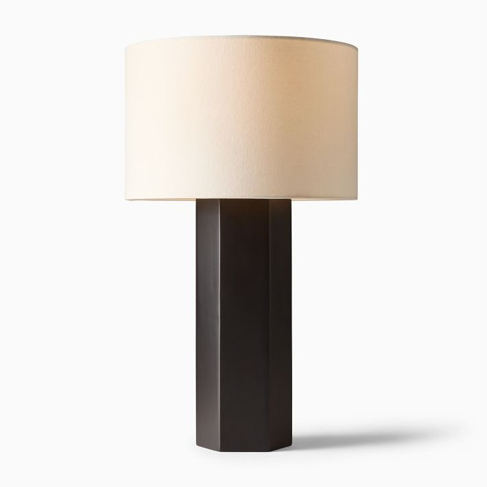 Culver Metal Table Lamp (20"–24") - Dark Bronze | West Elm (US)