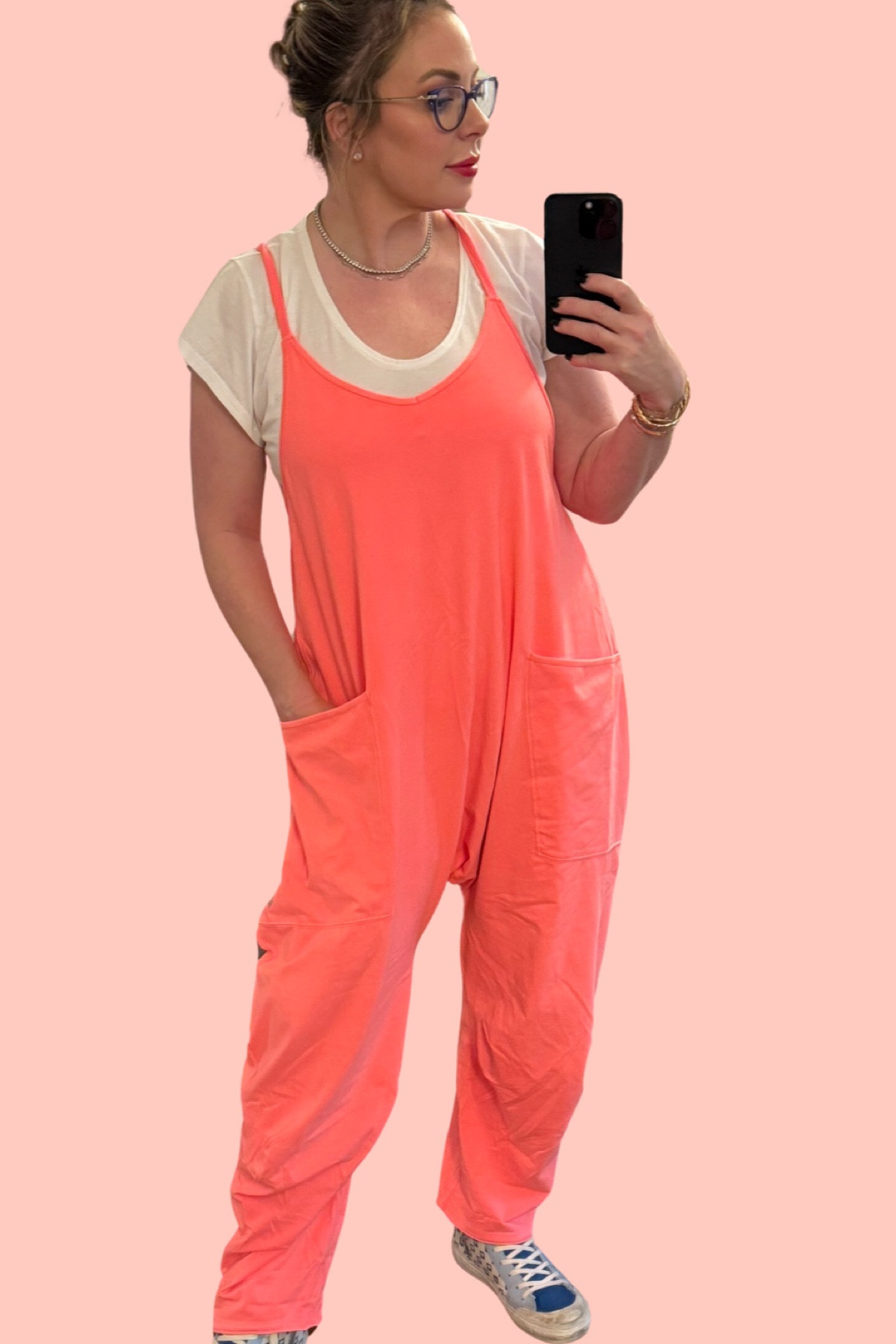 Uniform Alert!!!  Grabbed this adorable oh so comfy onesie and as soon as ai put it on, I ordered 3 more!!!

#LTKfindsunder100 #LTKstyletip #LTKover40