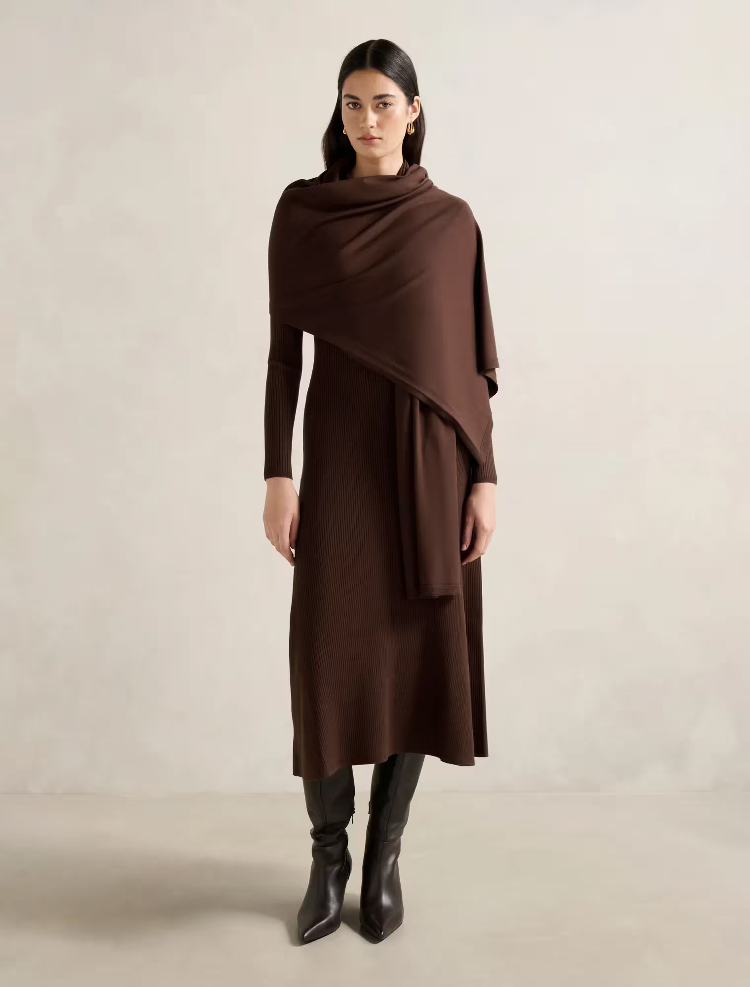 Amelie A-Line Knitted Scarf Set | Ever New (CA)