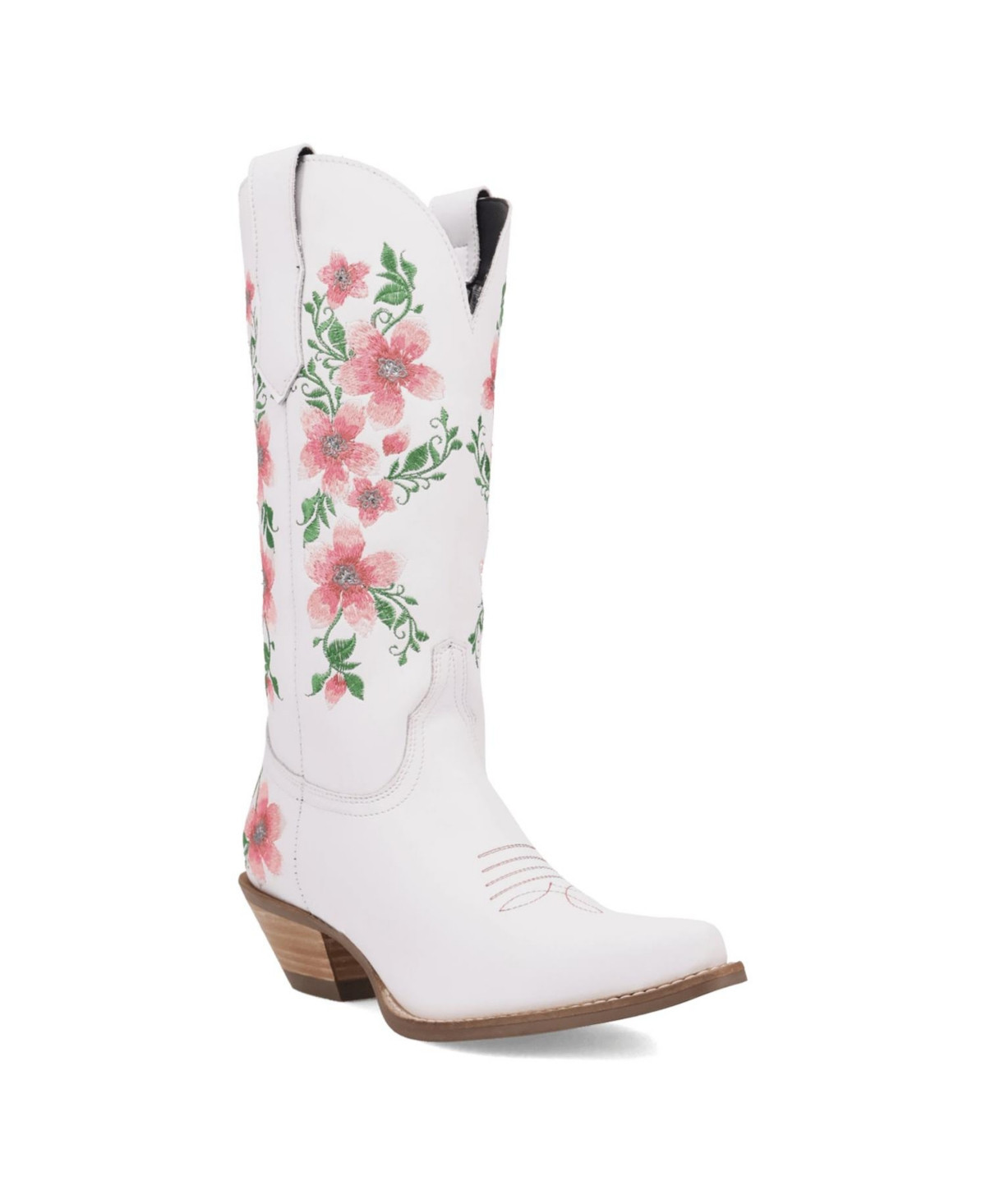 Dingo Women's Shoes Designed With Floral Embroidery(Posie) - Boots. - Pink | Macy's