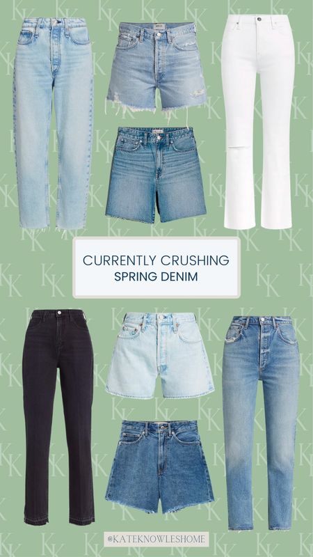 Spring denim / summer denim / Agolde shorts / Parker shorts / Agolde jeans / summer jeans / jean shorts / long jean shorts 

#LTKSeasonal #LTKstyletip