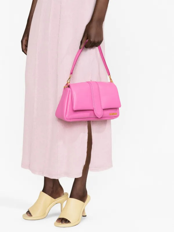 Jacquemus Le Bambimou Leather Shoulder Bag | Pink | FARFETCH SK | Farfetch Global