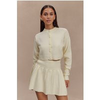 Shelby Knit Cardigan - Ivory Marle | MESHKI US