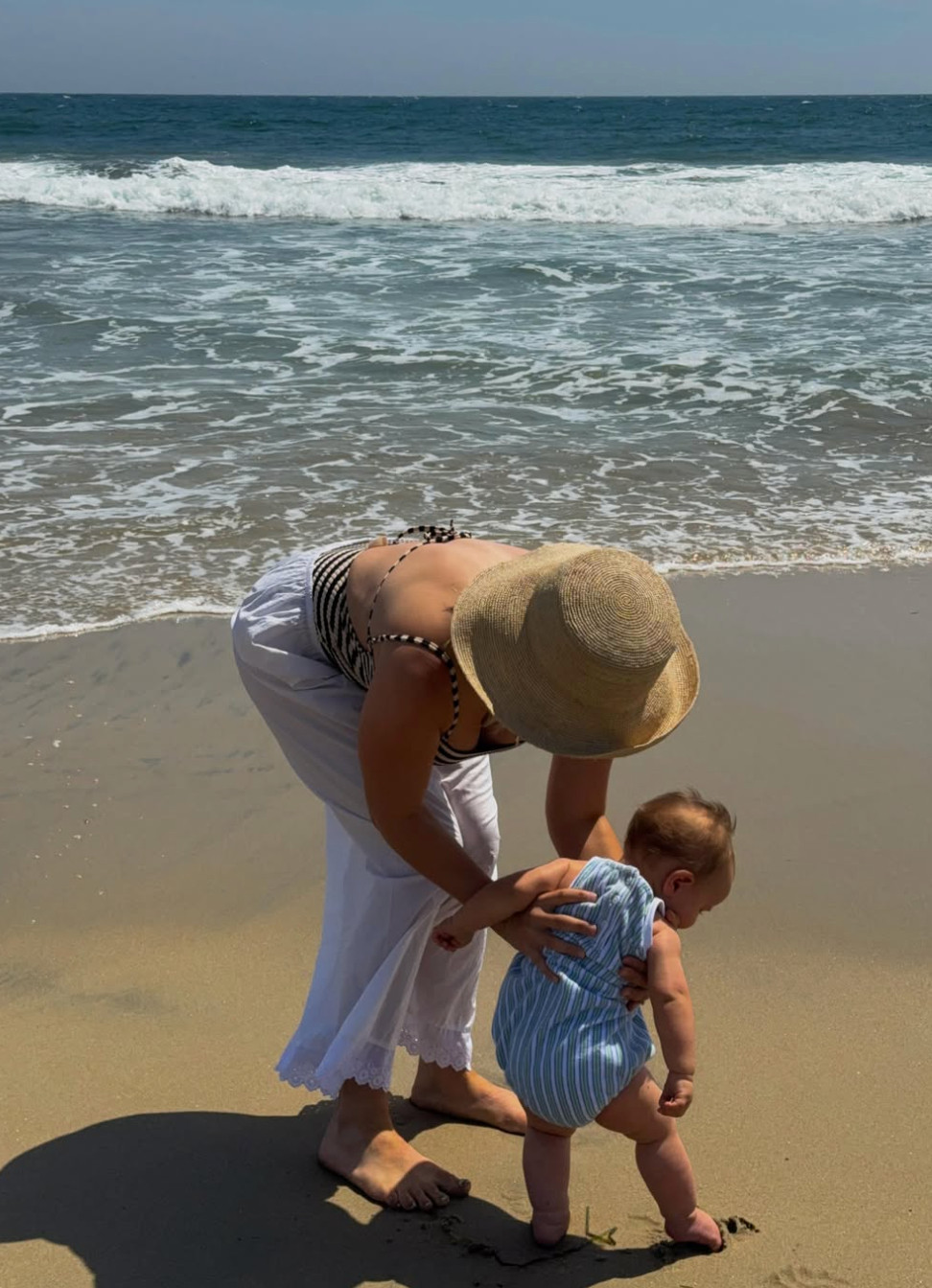 Beach days with my baby! 

 #LTKmomlife #LTKSwim #LTKBaby
