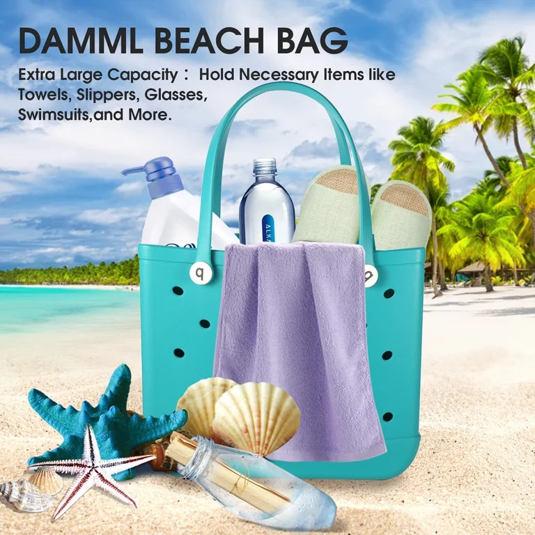 DAMML Rubber Beach Waterproof Sandproof  Outdoor Tote Bag Portable Travel Bag Beach Sports Handba... | Walmart (US)