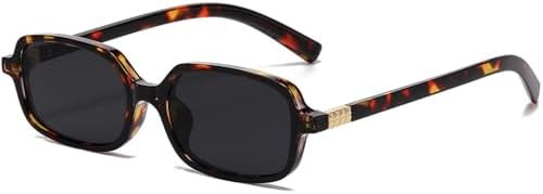 AIEYEZO Retro Rectangular Sunglasses for Women Fashion Square Sun Glasses Trendy Vintage Small Fr... | Amazon (US)