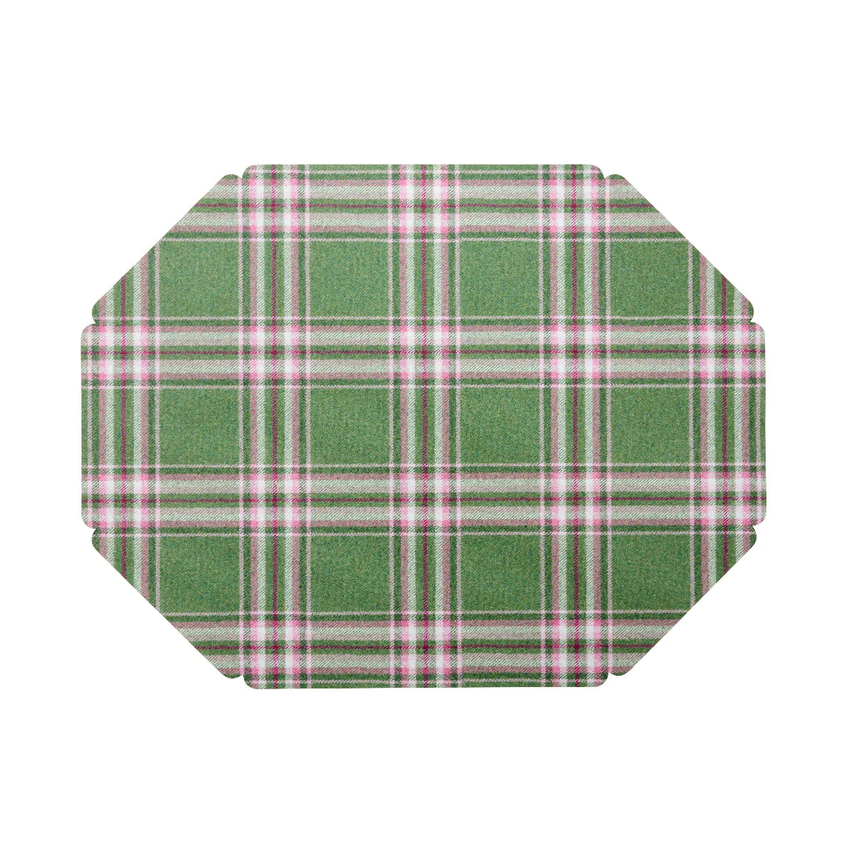 Ivy Plaid Posh Die Cut Placemat | Caitlin Wilson Design