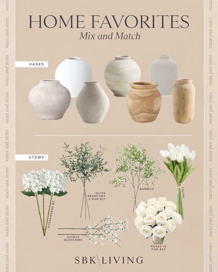 HOME \ mix and match a new vase & stem combo 🌿 a perfect way to refresh a space for spring!

Decor
Amazon
Walmart 
Target 

#LTKSeasonal #LTKhome #LTKfindsunder50