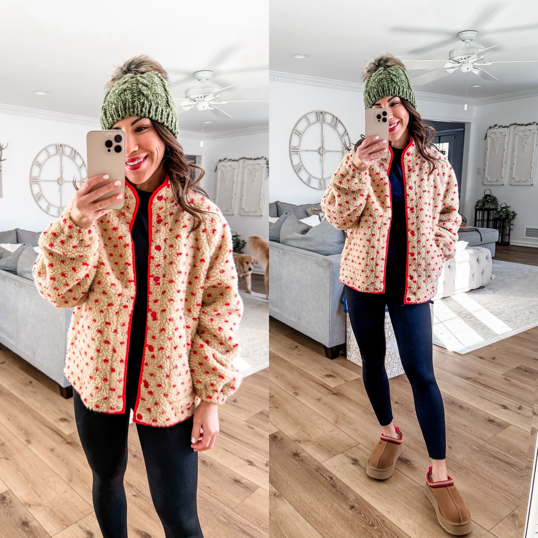 Amazon Sherpa jacket XS. Leggings small short. Uggs tts. Hat code reset20

#LTKFindsUnder100 #LTKSaleAlert #LTKFindsUnder50