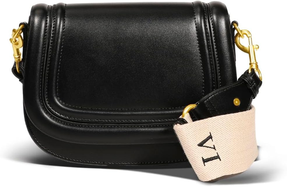 Crossbody Bags For Women-Custom Personalized Initial Embroidered Vegan Leather small Shoulder Bag | Amazon (US)