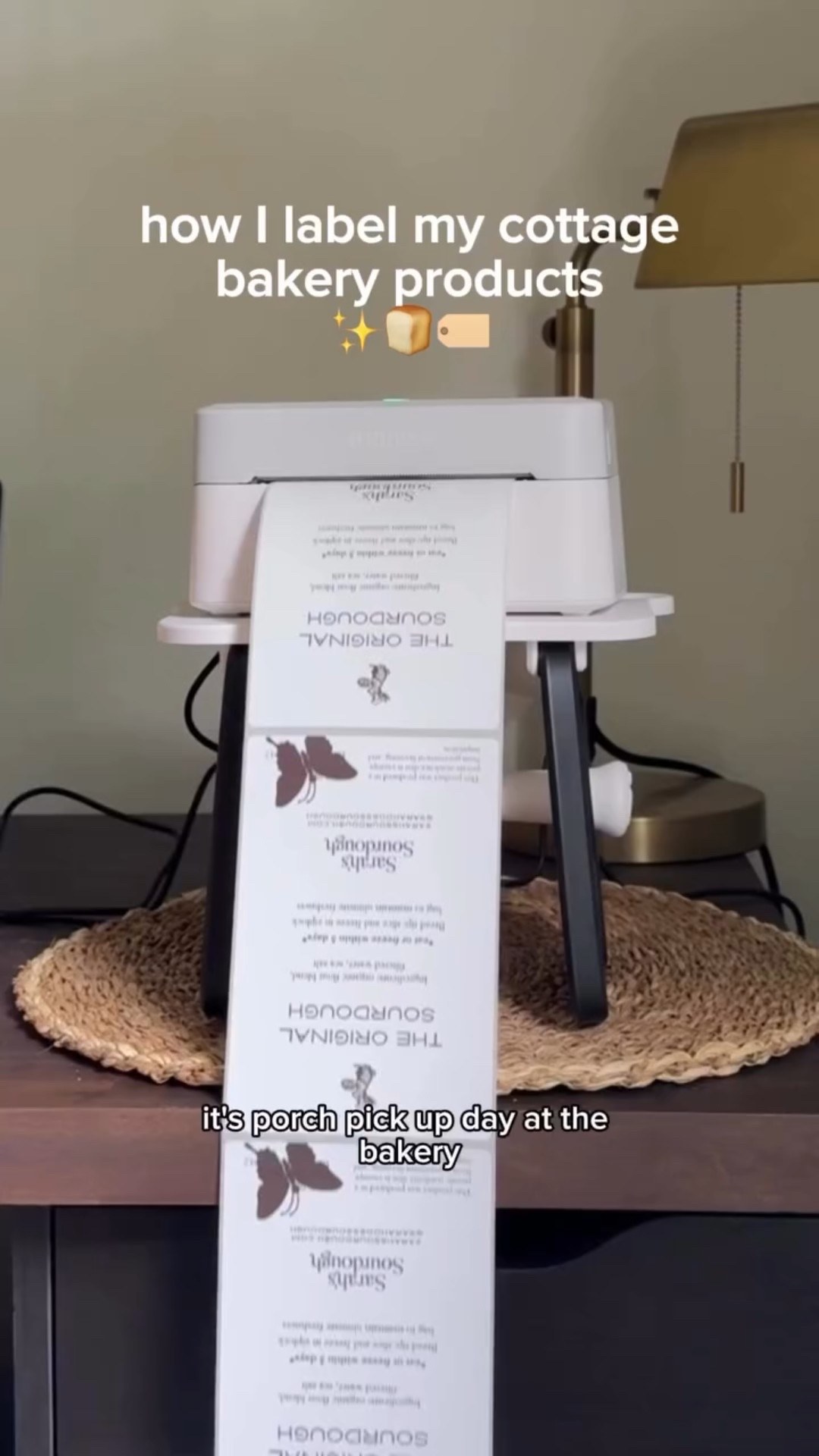 How I label my sourdough cottage bakery products ✨🍞🏷️

I love my @munbyn_official thermal label printer! I’ve been using MUNBYN’s printers for the whole of my cottage bakery journey and it just makes my packaging process so smooth :’) 

Link for this little printer in stories and in bio! ✨ and you can use the coupon code MUNPRINT at checkout for an additional discount rn 🍞🥳

#munbynrealwriter403bthermalprinter #amazonfinds #cottagebakery #microbakery #ad #sourdough