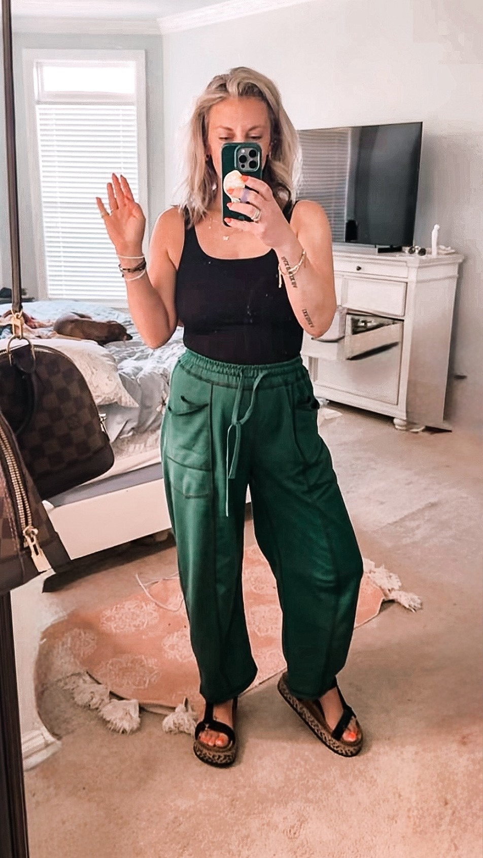 I used the new iPhone features to clean my room lol bc busy moms don’t have the time for it lol 
Which is EXACTLY WHY I SHARE MY favorites when I can 😆 #styletip #boymomootd #millenialstyle #elevatedlookbook #comfycutequeen 

#LTKFindsUnder50 #LTKOver40 #LTKMidsize