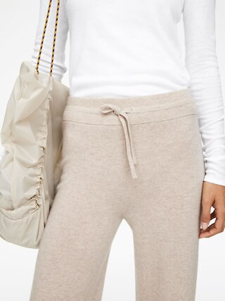 Hose aus reinem Kaschmir – Beige meliert – Damen – ARKET DE | Arket EU