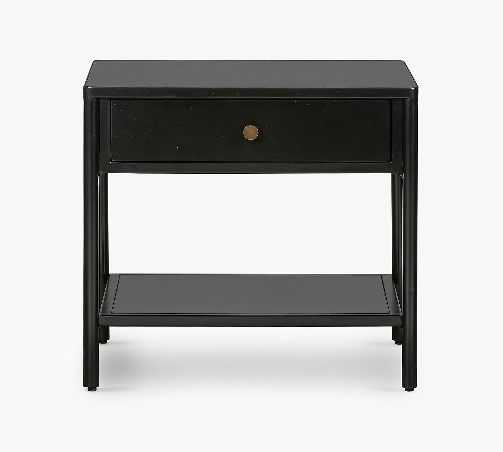 Harmon Rectangular Metal End Table (20") | Pottery Barn (US)