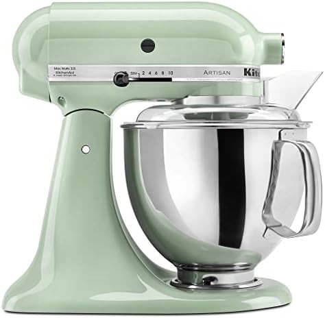 KitchenAid KSM150PSPT Artisan Series 5-Qt. Stand Mixer with Pouring Shield - Pistachio | Amazon (US)