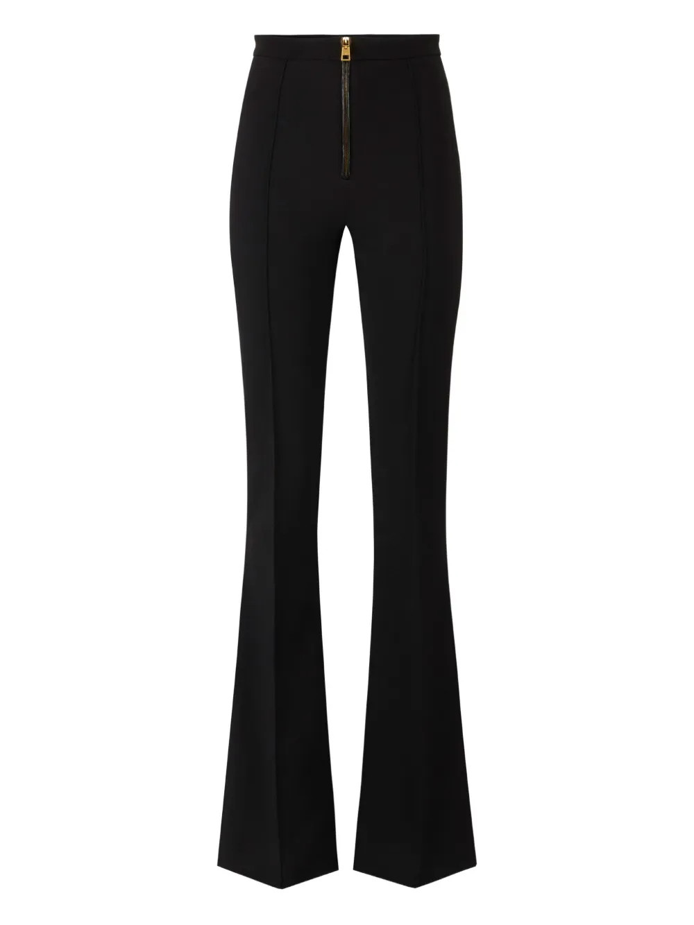 Elisabetta Franchi zip-front Trousers | Black | FARFETCH LU | Farfetch Global