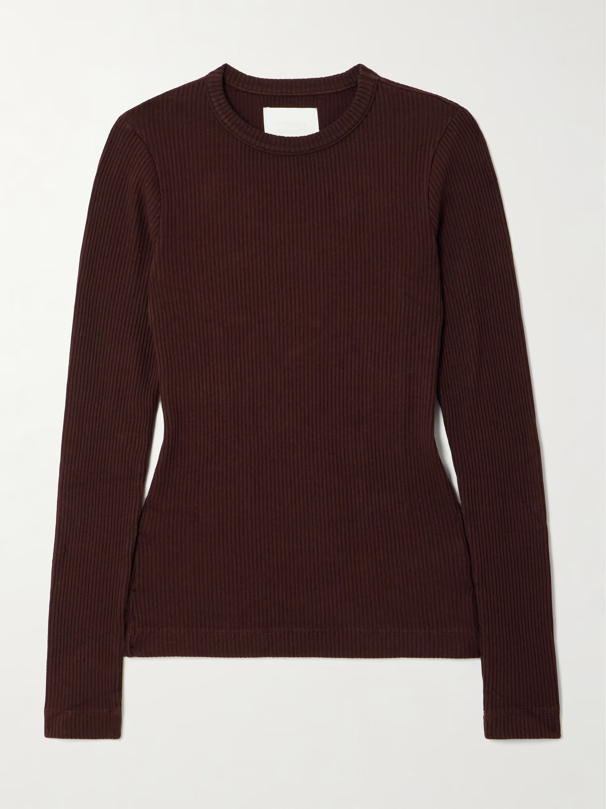 Bina ribbed Lyocell-blend T-shirt | NET-A-PORTER (US)