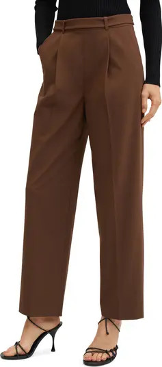High Waist Straight Leg Trousers | Nordstrom