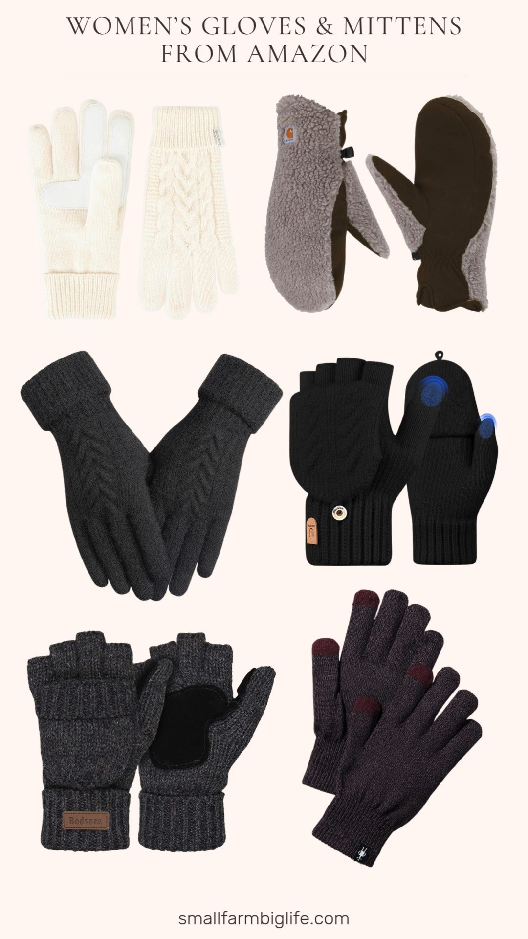 Cold weather essentials you’ll actually wear 🧤 From cozy mittens to touchscreen and fingerless gloves, these Amazon finds keep your hands warm without sacrificing style or functionality. 

 #LTKSeasonal #LTKOver40 #LTKFindsUnder50