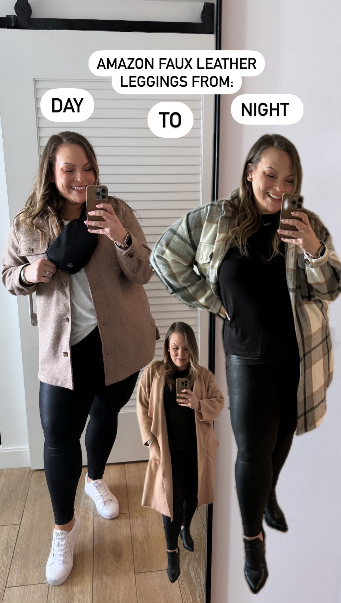 these faux leather leggings are an easy staple in my wardrobe!  

#LTKplussize #LTKover40