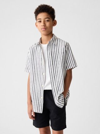Kids Linen-Cotton Shirt | Gap (US)