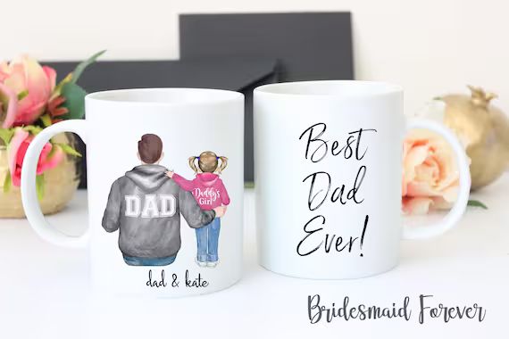 Fathers Day Gift - Fathers Day Mug - Girl Dad - Daddys Girl - Father Daughter Gift - Gift For Dad... | Etsy (US)