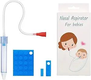 Amazon.com: Baby Nasal Aspirator with 24 Hygiene Filters, Mucus Aspirator for Baby, Cleanable and... | Amazon (US)