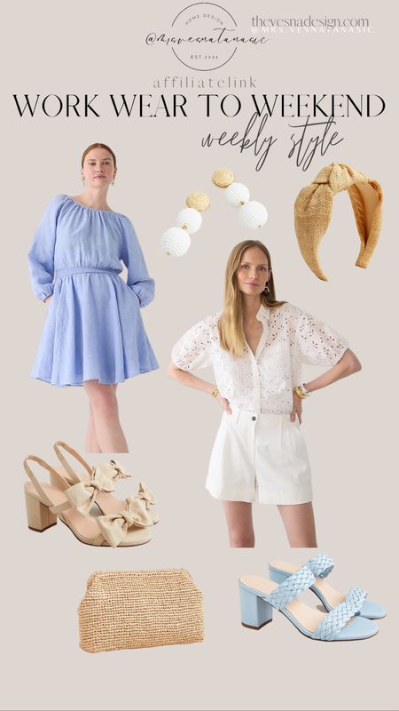 Pieces that will take you from work wear to weekend instantly! Also, would make great Easter outfits! 

I personally love versatile pieces that you can wear on repeat — like dresses and tops with shorts or pants.

Spring break, Easter dress, spring dress, work wear to weekend, work wear, business casual, casual, business wear, spring outfit, vacation outfit, spring breal outfits, festival, country concert, outfit, j crew, sale alert, weekend sale, shoes, sandals, accessories, hair accessories, earrings, 

#LTKshoecrush #LTKSeasonal #LTKFind