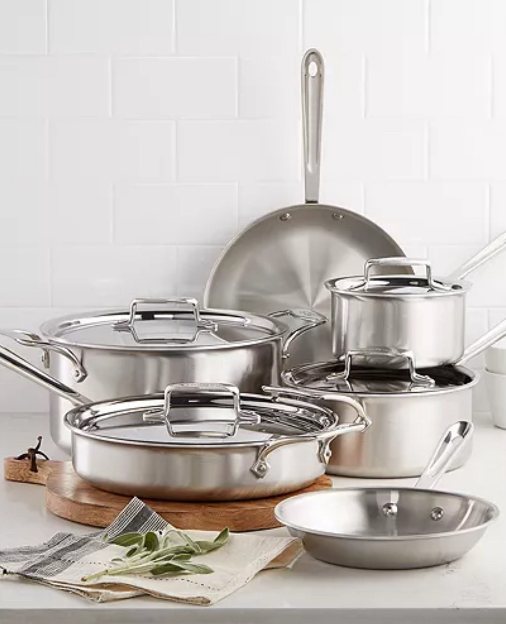 D5 Stainless Brushed 5-Ply Bonded 10-Piece Cookware Set

#LTKStyleTip #LTKHome