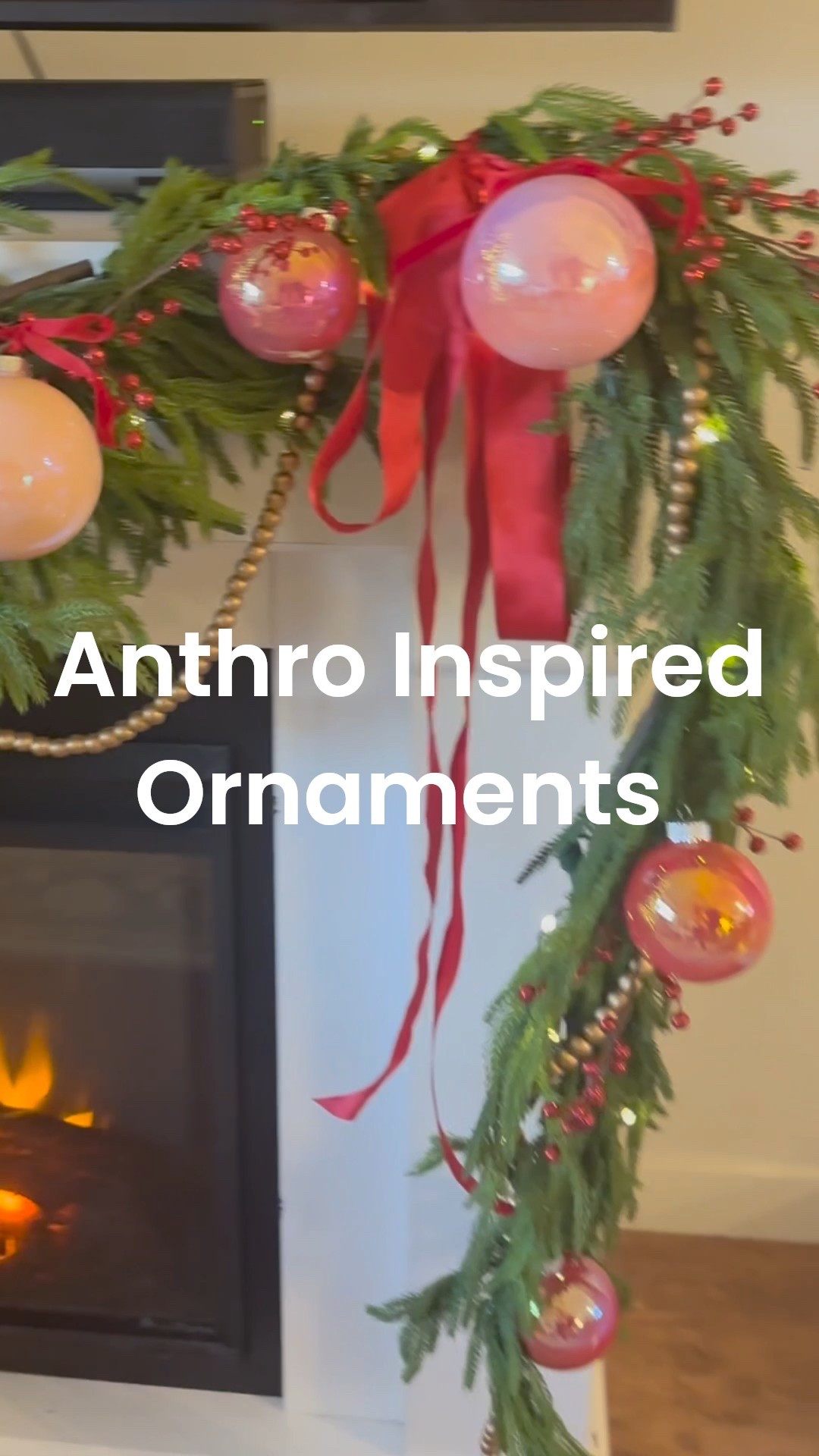 To make these ornaments, simply remove the top from the ornament, squeeze in some paint and add a few drops of rubbing alcohol. Give it a good shake and let it dry thoroughly before putting the cap back on. 💕 I like to add some thin velvet ribbon to top them off. 🎀

#LTKHoliday