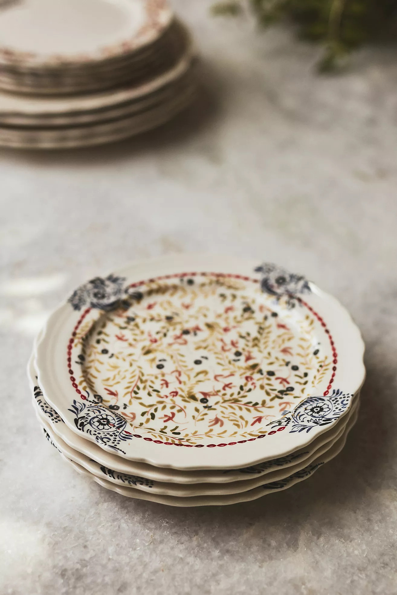 Mimi Thorisson Italian Hours Side Plates, Set of 4 | Anthropologie (US)