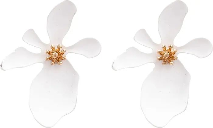 EYE CANDY LOS ANGELES Georgia Flower Statement Earrings | Nordstromrack | Nordstrom Rack