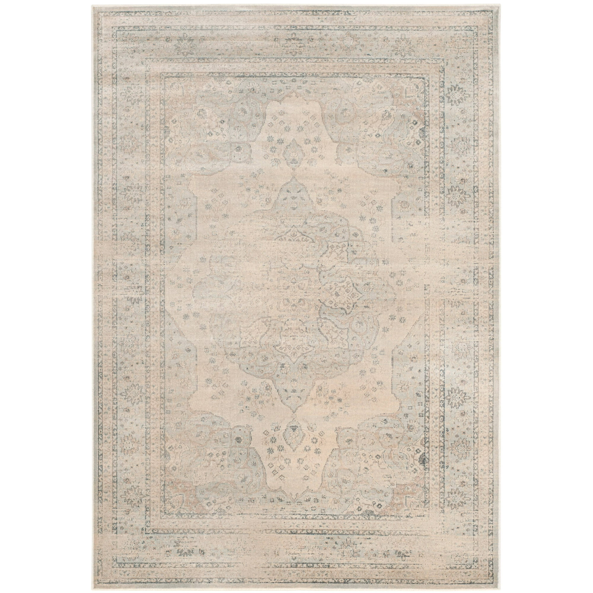 SAFAVIEH Vintage Lamont Traditional Area Rug, Light Blue/Cream, 8' x 10' | Walmart (US)