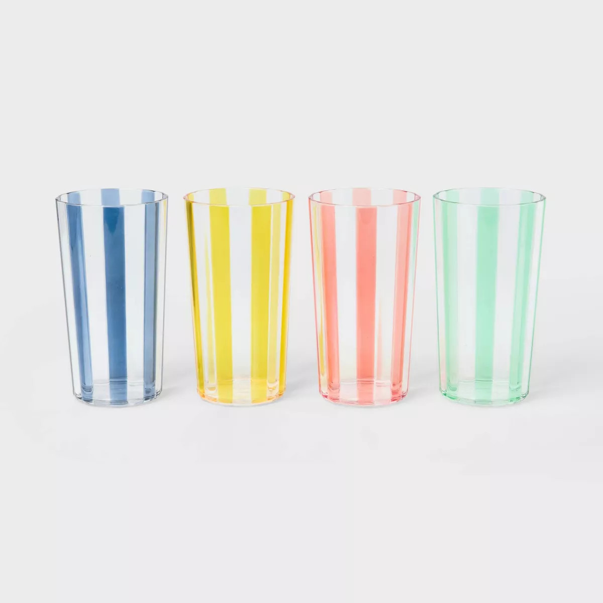 4pk 18 fl oz Striped Tumblers - Sun Squad™ | Target