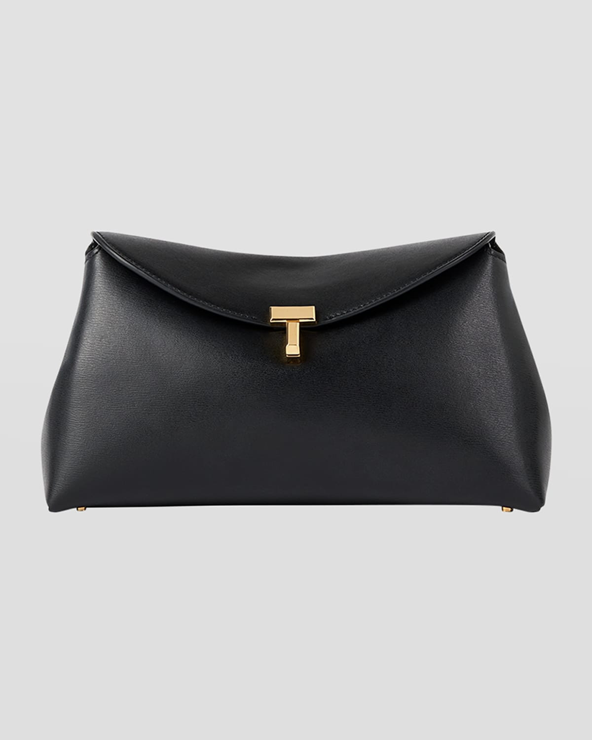 T-Lock Clutch in Palmellata Leather | Neiman Marcus