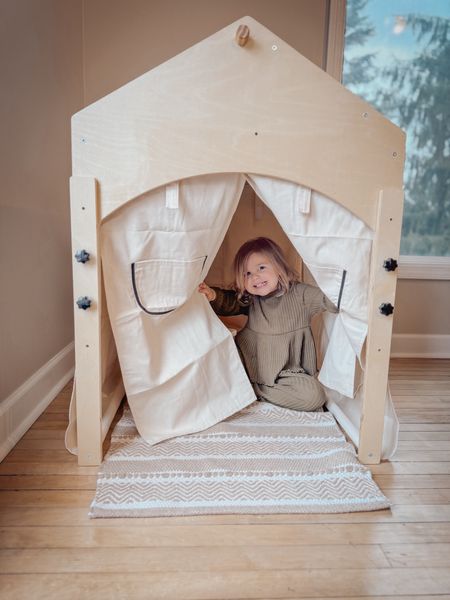 Wait a desk that transforms into a play tent?! 
Right now on sale for $150! This is part chalkboard, desk and a fun play space for open ended play!

#LTKsalealert #LTKfamily #LTKkids