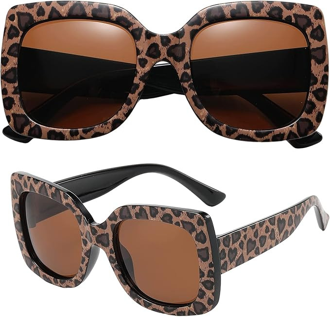 PolarSpex Girls Elastic Square Oversized Kids Polarized Sunglasses - BPA Free | Amazon (US)